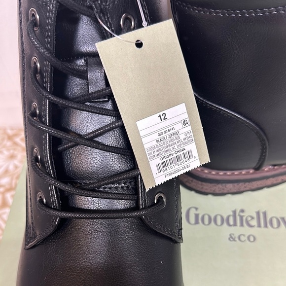 Goodfellow & Co Black Leather Ankle Boots - Picture 2 of 10